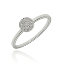 Fehér arany gyűrű 52-es méret - B49286